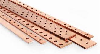 BARRA MASTER GRAUND COBRE 12X3X1/4 C/AGUJERO