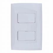 INTERRUPT DOBLE LEVITON CIEN BCO C10-IN2PL-BLA