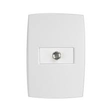 TOMA COAXIAL TV BLANCO MASTER