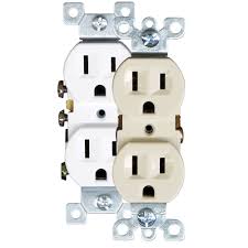 TOMA CTE. DOBLE 15A-120V LEVITON DECORA 5325-W