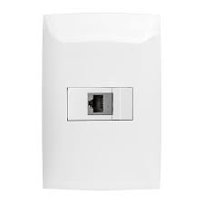 [566202] TOMA TELEFONO LEVITON CIEN BCO RJ11PL